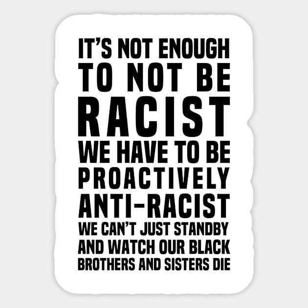 Anti Racist Sticker by Afroditees